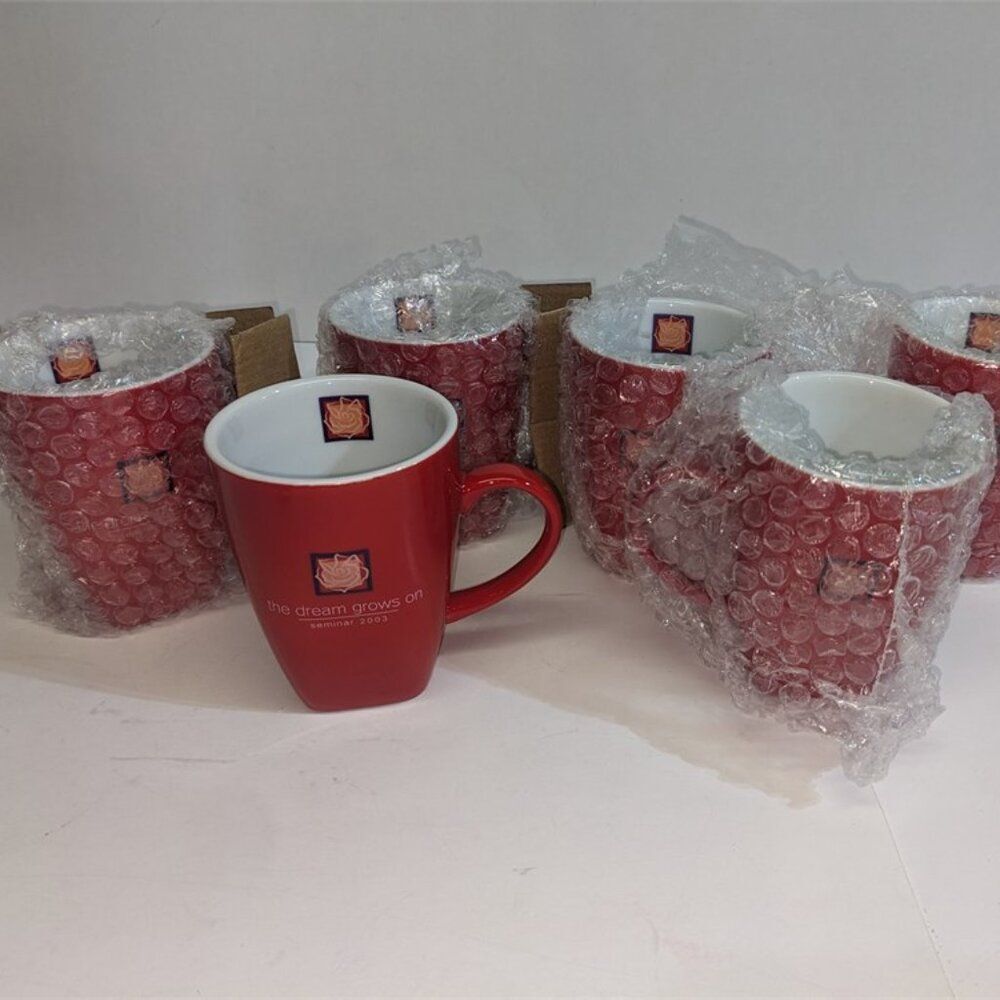 Mary Kay Set of 6 Seminar 2003 Coffee Mugs